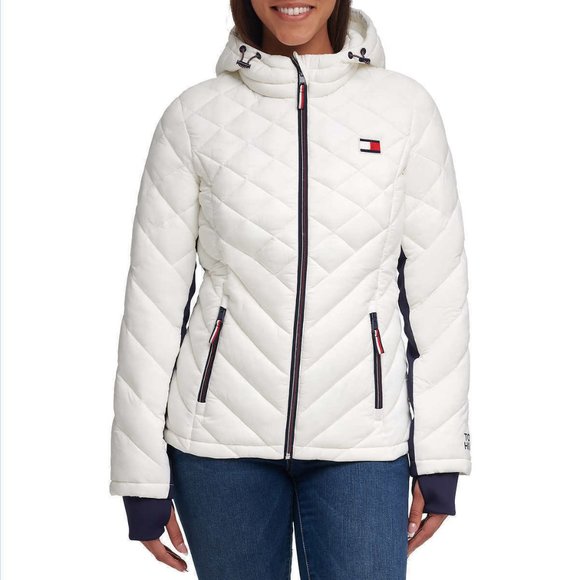 Tommy Hilfiger Jackets & Blazers - Tommy Hilfiger Womens Packable Jacket--White